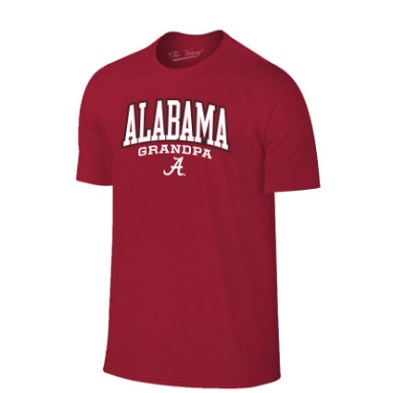 Alabama Crimson Tide T-Shirt - The Victory - Grandpa - Crimson
