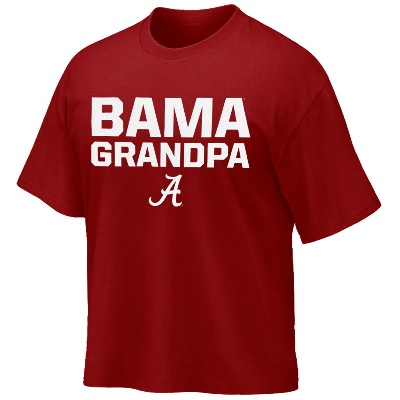 Alabama Crimson Tide T-Shirt - Weezabi - Bama Grandpa - Crimson