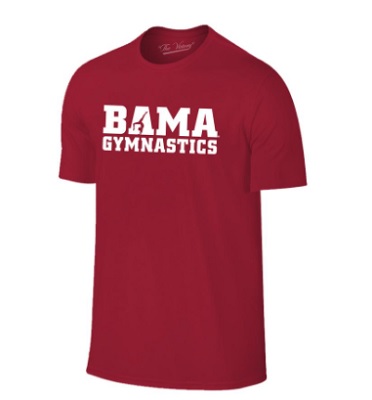 Alabama Crimson Tide T-Shirt - The Victory - Bama Gymnastics - Gymnastics - Crimson