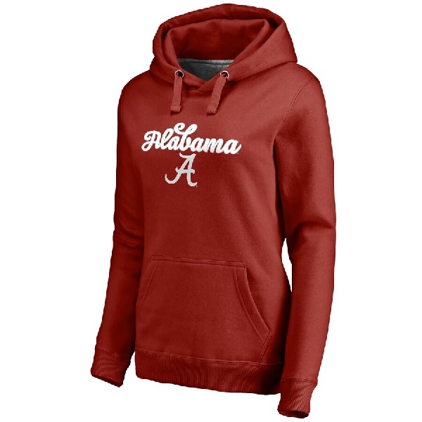 Alabama Crimson Tide Fanatics Branded Womens Plus Sizes Freehand Pullover Hoodie