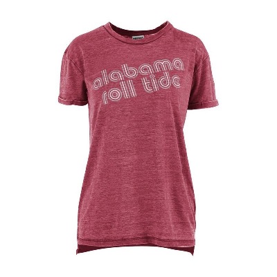 Alabama Crimson Tide T-Shirt - Pressbox - Ladies - Roll Tide - Crimson