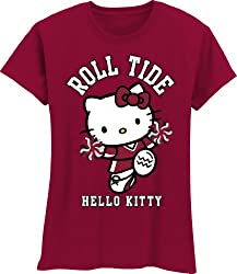 Alabama Crimson Tide T-Shirt - My U - Youth/Kids - Roll Tide Hello Kitty - Crimson