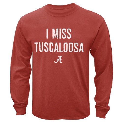 Alabama Crimson Tide Miss Tuscaloosa Comfort Color Long Sleeve T-Shirt