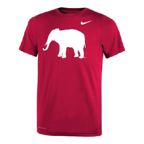 Alabama Crimson Tide T-Shirt - Nike - Elephant - Youth/Kids - Crimson