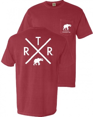 Alabama Crimson Tide T-Shirt - RTR - Pocket - Comfort Colors - Crimson