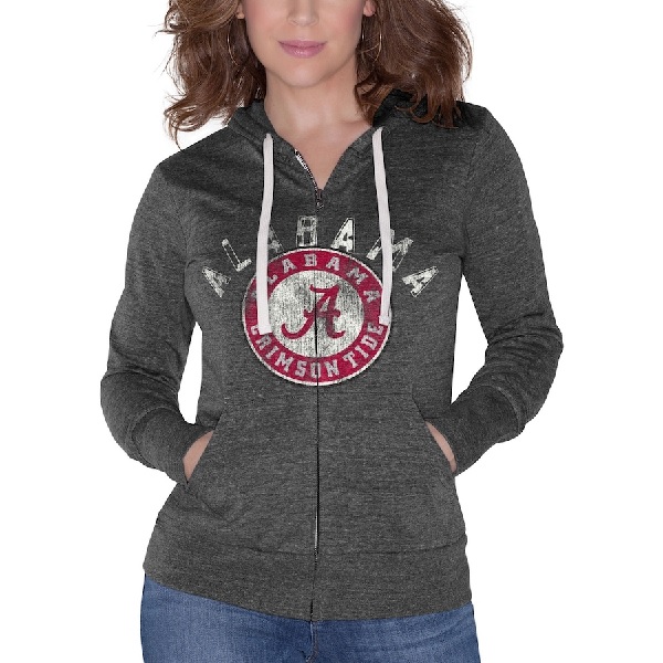 Alabama Crimson Tide Touch by Alyssa Milano Womens Training Camp Full Zip Hoodie