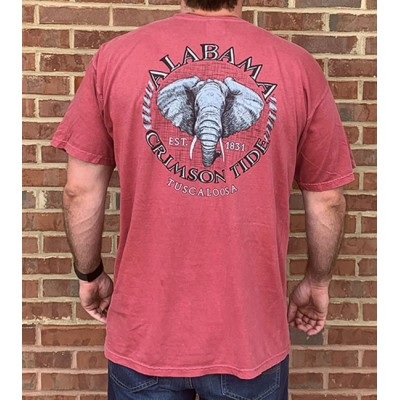 Alabama Crimson Tide T-Shirt - Tuscaloosa - Pocket - Comfort Colors - Crimson