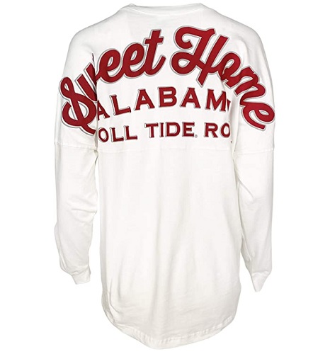 Alabama Crimson Tide Venley Sweet Home Spirit Wear Jersey White T-Shirt