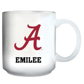 Alabama Crimson Tide 11oz Personalized Mug White