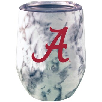 Alabama Crimson Tide 12oz Marble Stemless Tumbler