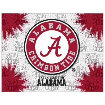 Alabama Crimson Tide 15 x 20 Logo Printed Canvas Art