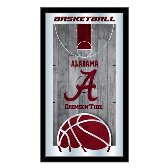 Alabama Crimson Tide 15 x 26 Basketball Mirror