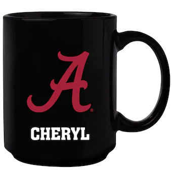 Alabama Crimson Tide 15oz Personalized Mug Black