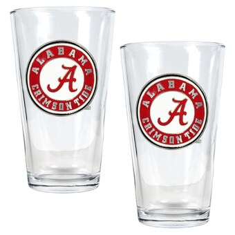 Alabama Crimson Tide 16oz Pint Glass Set