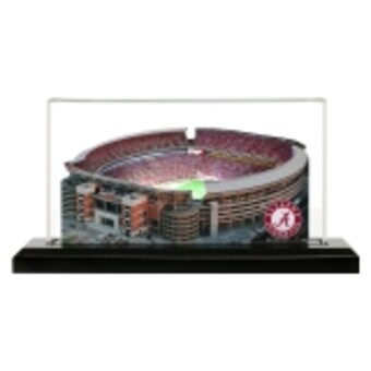 Alabama Crimson Tide 19 x 9 Light Up Stadium with Display Case