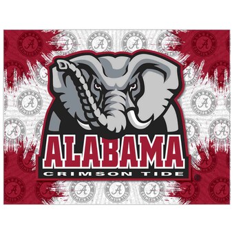 Alabama Crimson Tide 24 x 32 Mascot Printed Canvas Art