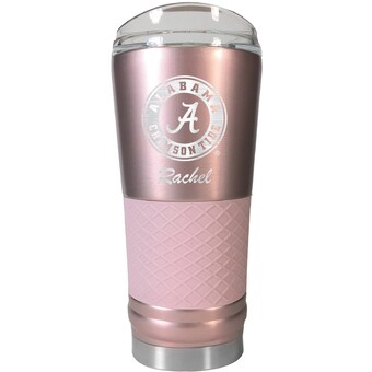 Alabama Crimson Tide 24oz Personalized Rose Gold Draft Tumbler