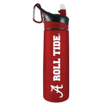 Alabama Crimson Tide 24oz Tritan Plastic Sport Bottle Crimson