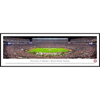 Alabama Crimson Tide 4025 x 1375 Standard Framed Panoramic
