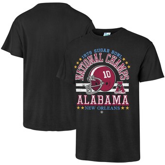 Alabama Crimson Tide T-Shirt - 47 Brand - 1979 Sugar Bowl National Champs New Orleans - Football - Vintage Logo - Black