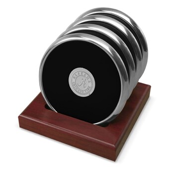 Alabama Crimson Tide 4 Pack Coaster Set Silver