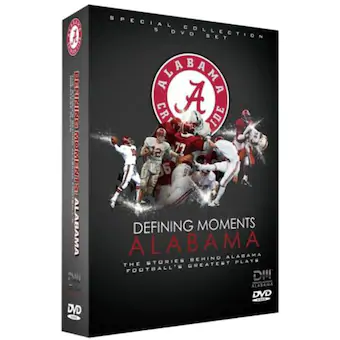 Alabama Crimson Tide 5 Disc Defining Moments Stories Behind Alabama Footballs Greatest Plays DVD Set