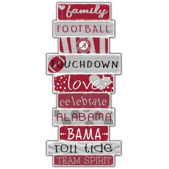 Alabama Crimson Tide 5 x 24 Celebrations Stack Sign