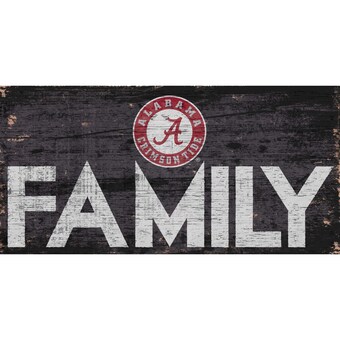 Alabama Crimson Tide 6 x 12 Family Sign