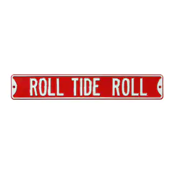 Alabama Crimson Tide 6 x 36 College Ave Team Street Sign Crimson