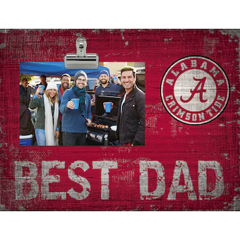 Alabama Crimson Tide 8 x 105 Best Dad Clip Frame