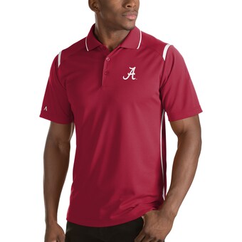 Alabama Crimson Tide Antigua Collegiate Merit Desert Dry X tra Lite Polo Crimson
