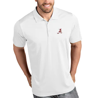 Alabama Crimson Tide Antigua Tribute Polo White