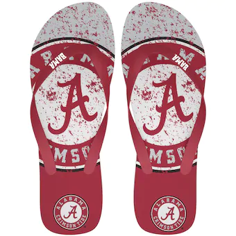 Alabama Crimson Tide Big Logo Flip Flop Sandals