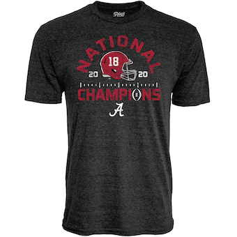 Alabama Crimson Tide T-Shirt - 2020 National Champions - Football - Grey
