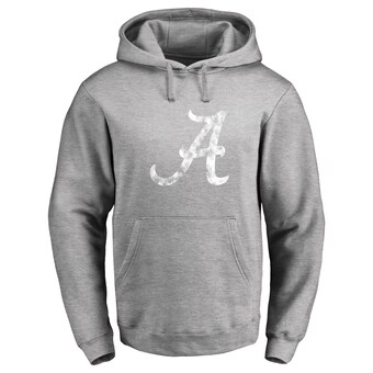 Alabama Crimson Tide Classic Primary Logo Pullover Hoodie Ash