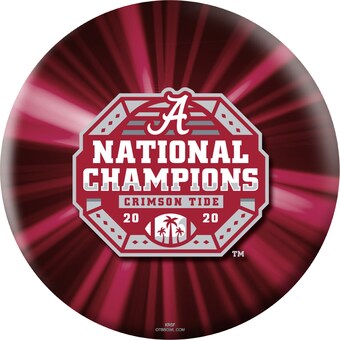 Alabama Crimson Tide College Football Playoff 2020 National Champions Bowling Ball