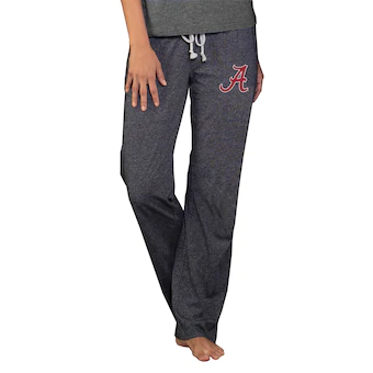 Alabama Crimson Tide Concepts Sport Womens Quest Knit Pants Charcoal