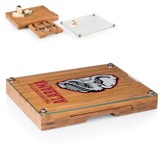 Alabama Crimson Tide Concerto Cheese Board with Serving Stage and Tools