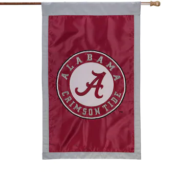 Alabama Crimson Tide Crimson 28 x 44 Team Logo Applique Flag