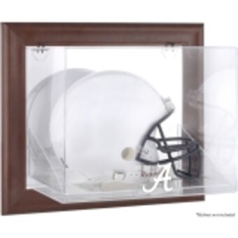 Alabama Crimson Tide Fanatics Authentic Brown Framed Wall Mountable Helmet Display Case