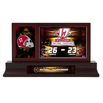 Alabama Crimson Tide Fanatics Authentic College Football Playoff 2017 National Champions Logo Desktop Display