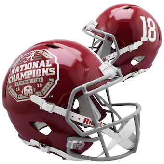 Alabama Crimson Tide Fanatics Authentic Riddell College Football Playoff 2020 National Champions Logo Speed Replica Helmet