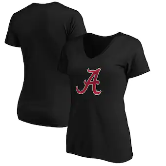 Alabama Crimson Tide T-Shirt - Fanatics Brand - Ladies - V-Neck - Black
