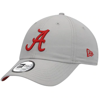 Alabama Crimson Tide New Era Campus Casual Classic Adjustable Hat Gray