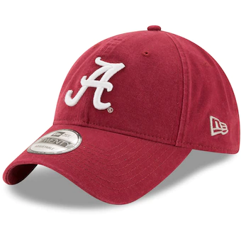 Alabama Crimson Tide New Era Primary Logo Core 9TWENTY Adjustable Hat Crimson