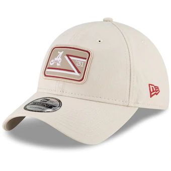 Alabama Crimson Tide New Era Vintage Zigzag 9TWENTY Adjustable Hat Khaki