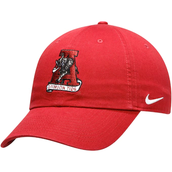 Alabama Crimson Tide Nike Heritage 86 Team Logo Performance Adjustable Hat Crimson