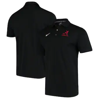 Alabama Crimson Tide Nike Logo & Mascot Name Varsity Performance Polo Black