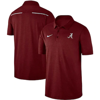 Alabama Crimson Tide Nike Logo Performance Polo Crimson