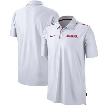 Alabama Crimson Tide Nike Team Issue UV Performance Polo White